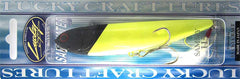 Close-up of Sammy 115 topwater lure showing walk-the-dog action and rattles