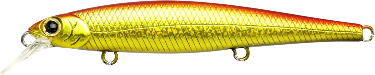 Lucky Craft SW Slender Pointer 82MR S lure – 0561 Red Back Gold, saltwater jerkbait