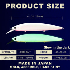 Surf Pointer 115MR in 711 Super Glow Cherry Berry showing side-to-side action