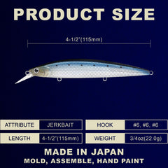 Close-up front view of Surf Pointer 115MR showing lip and detailing