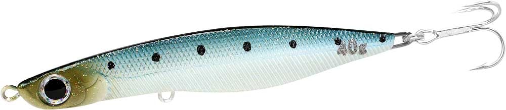 Lucky Craft SW Wander 95 water-entry action highlights wounded-baitfish lure for inshore predators.