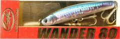 Hand-painted multi-layer reflective finish on Wander 80 lure