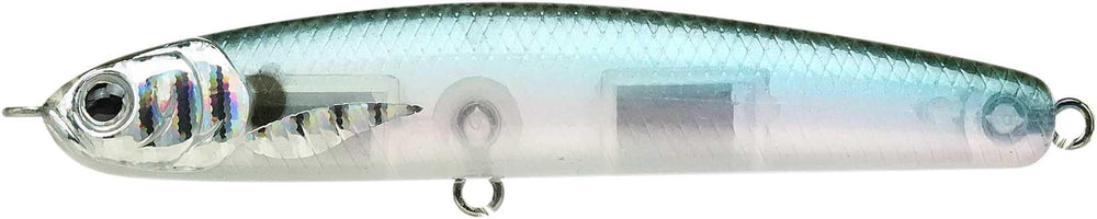 Close-up of Wander lure showing Wandering Fall action and shimmy.