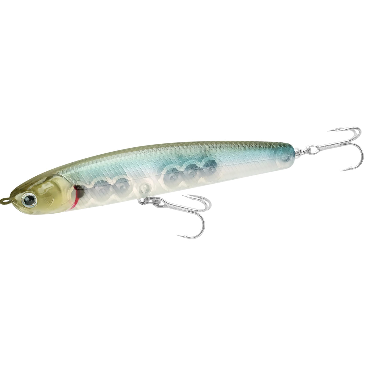 LUCKY CRAFT Wander 95 21G 738 Salty Ghost Minnow front view