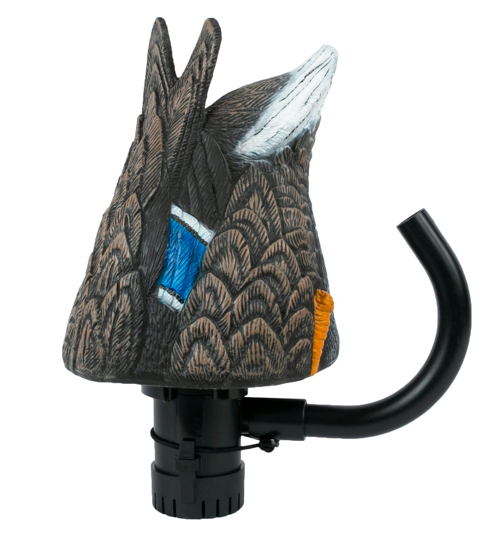 Lucky Duck Agitator 2.0 Mallard Hen motion demonstrates lifelike water disturbance for enhanced decoy realism