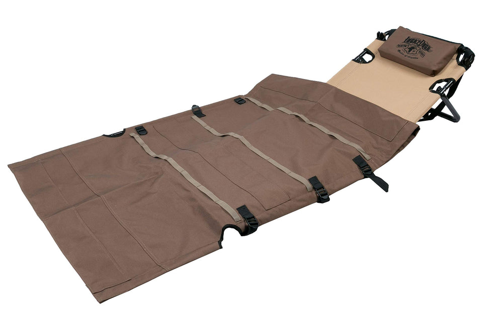 Lucky Duck Gear Down Blind 3.0 folded compact for easy transport and quick setup