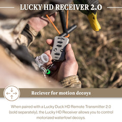 Lucky Duck HD Remote Receiver 2.0 close-up enables seamless transmitter pairing for remote control.