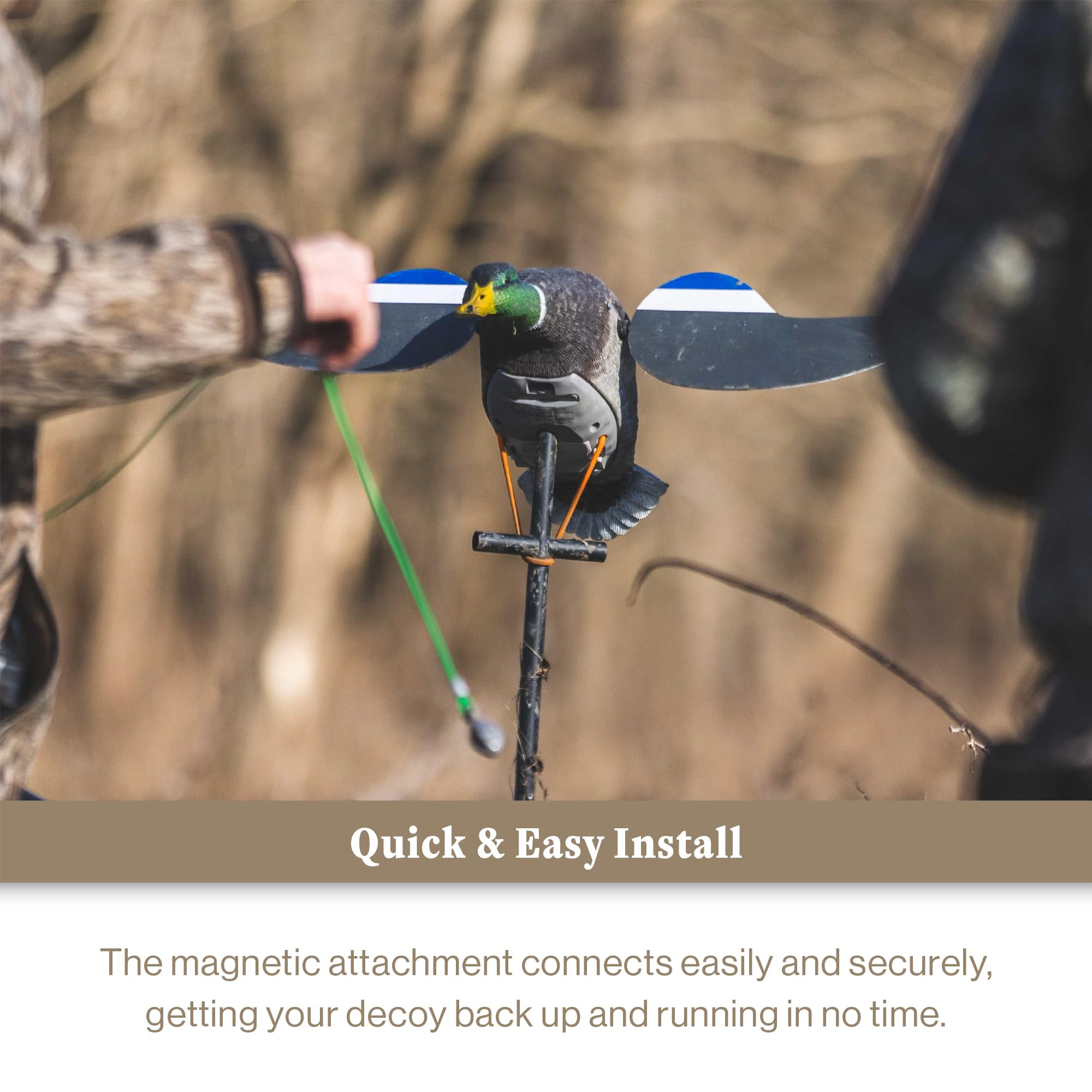 Lucky Duck brand family-run since 1995, quality decoy upgrades for better field results.