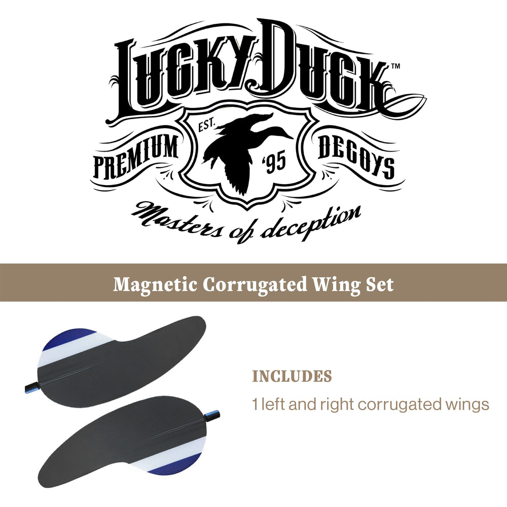 Lucky Duck Lucky Wings in use on hunt setup for dependable replacement wings.