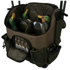 Lucky Duck bag with configurable dividers, ready to arrange decoys and gear.