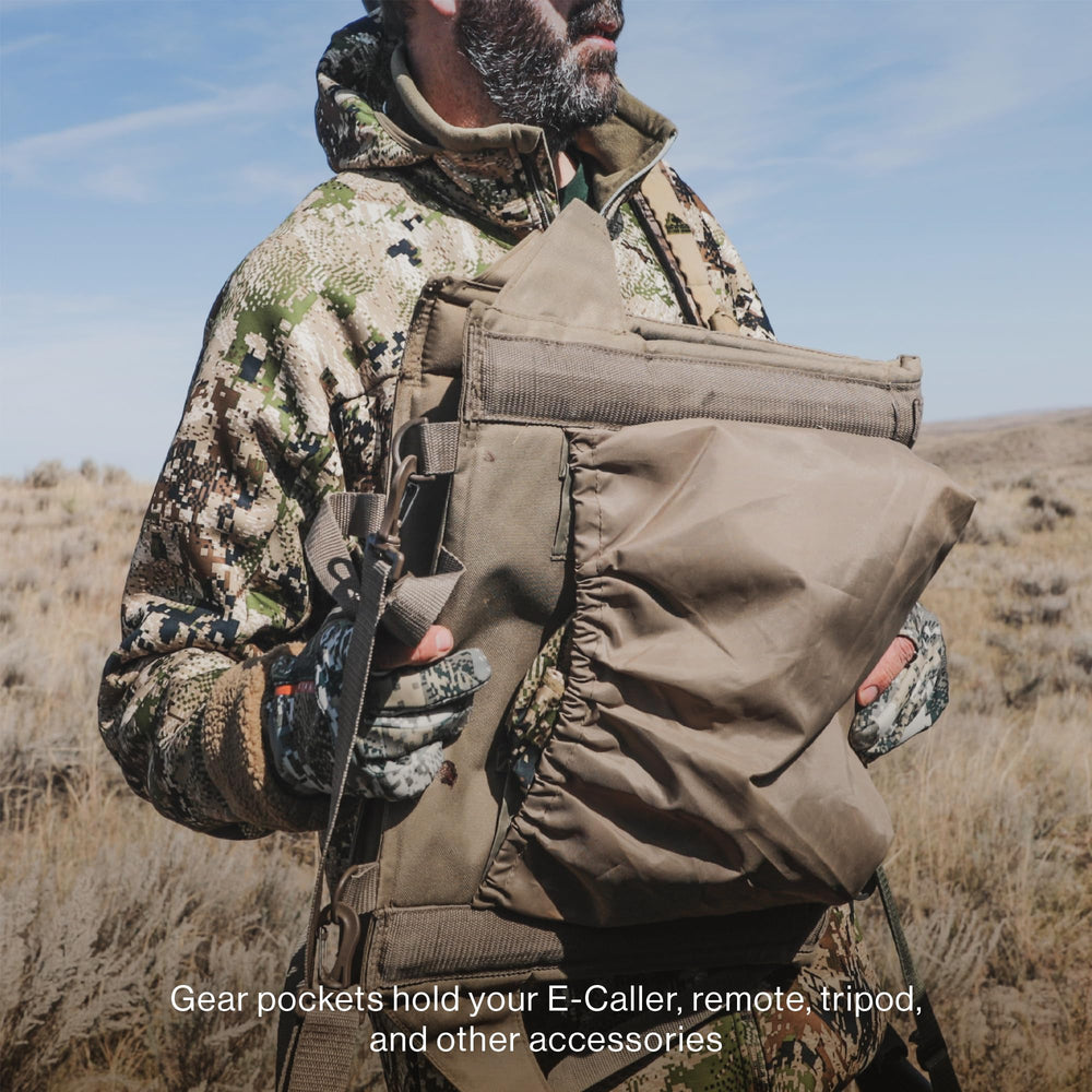 Lucky Duck Predator Seat adjustable-backrest demonstrates customizable support for fatigue reduction