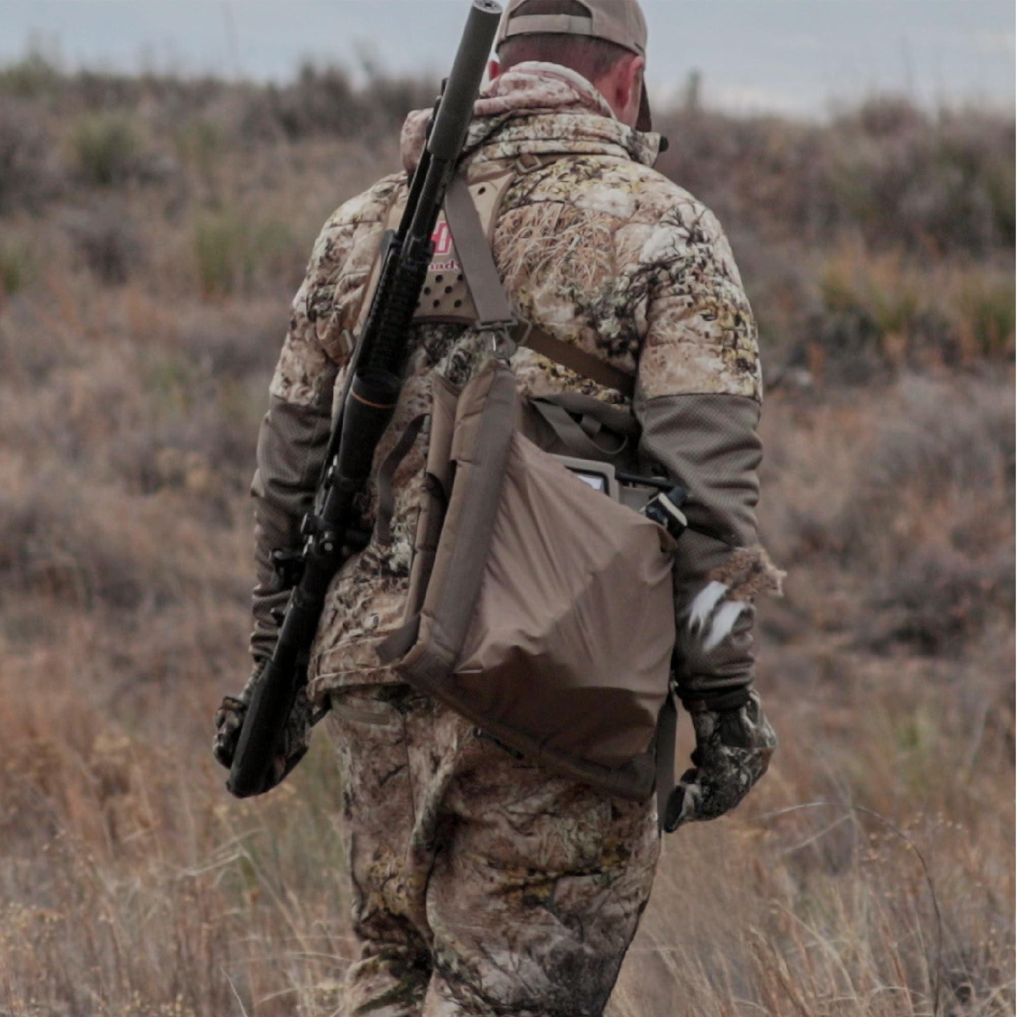 Lucky Duck Predator Seat in-field-use demonstrates versatility across blinds and stands