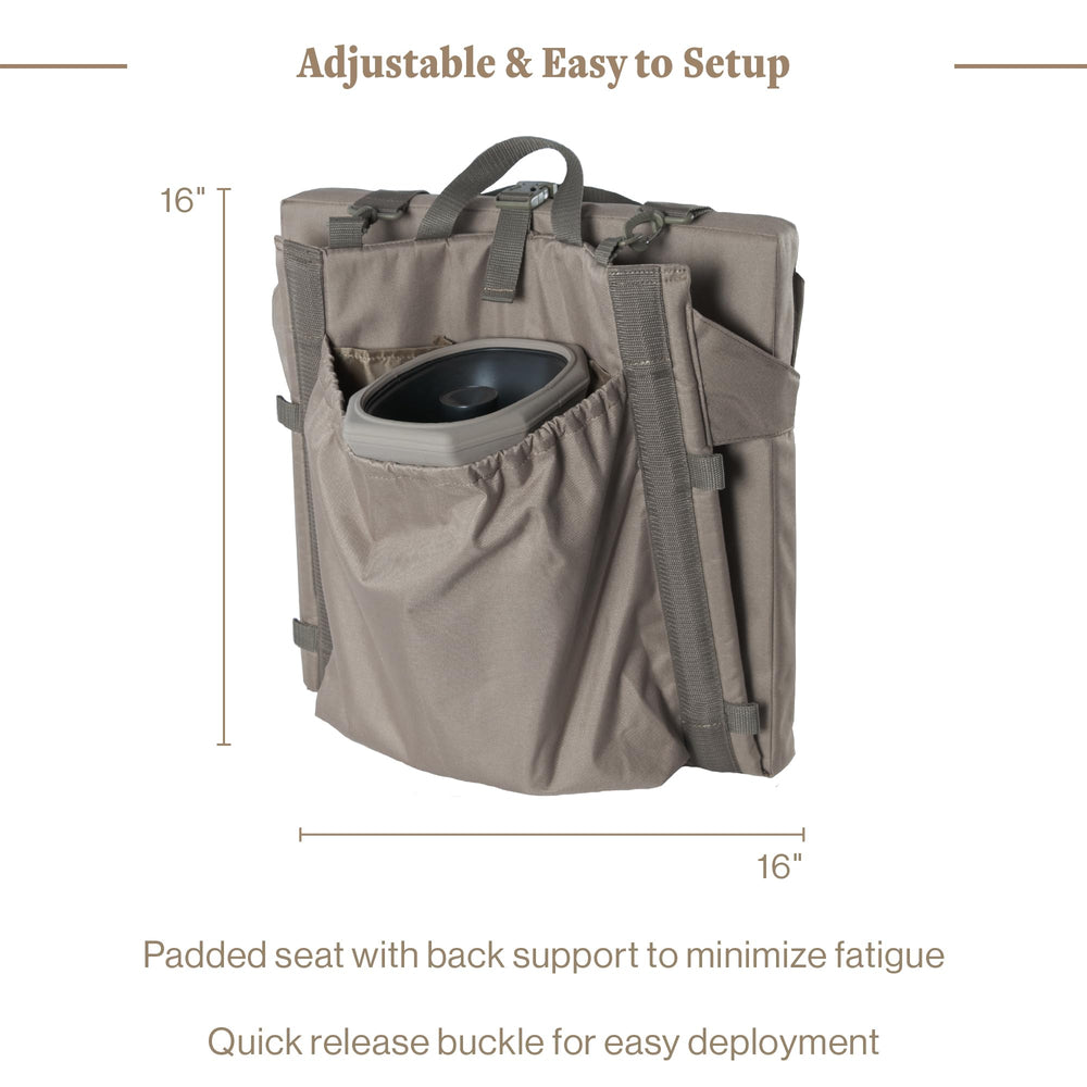 Lucky Duck Predator Seat padded-seat emphasizes comfort during long sits