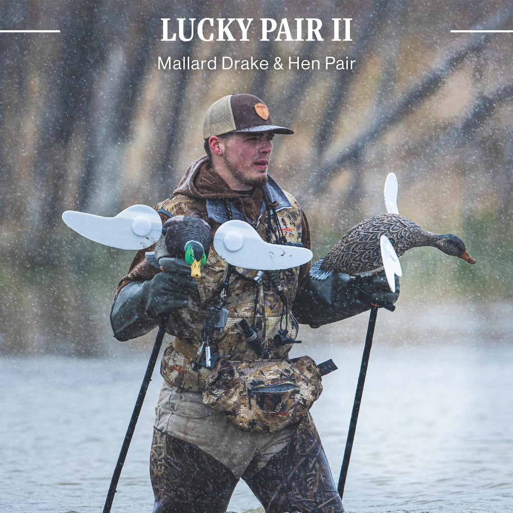 Lucky Duck quick-attach bungee system simplifies setup and retrieval in the field