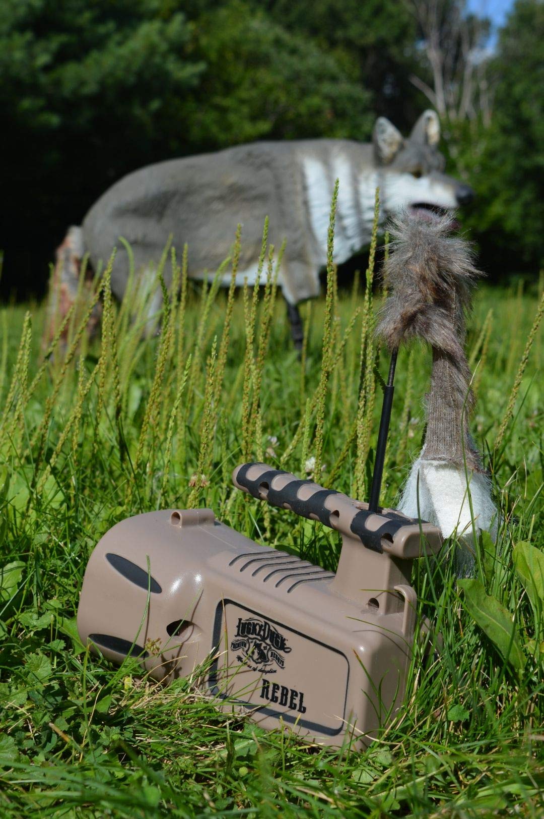 Lucky Duck The Rebel packaged-box presents a portable predator-hunting kit