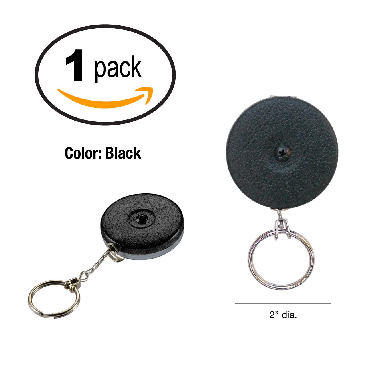 Lucky Line Key Bak durable black housing for everyday use.
