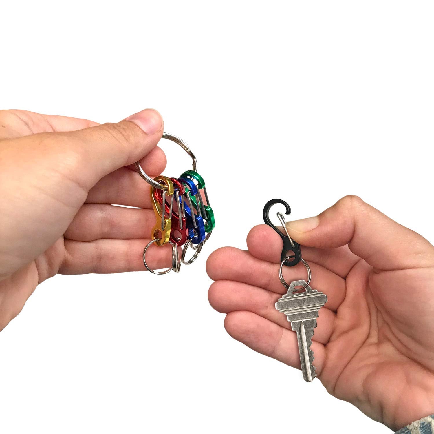 Lucky Line color palette of five clips enables quick key identification.
