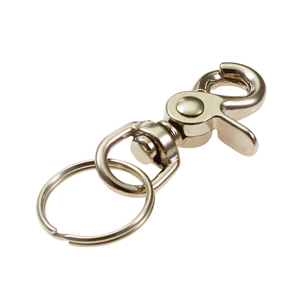 Lucky Line nickel snap attached to belt loop or purse strap for quick access.