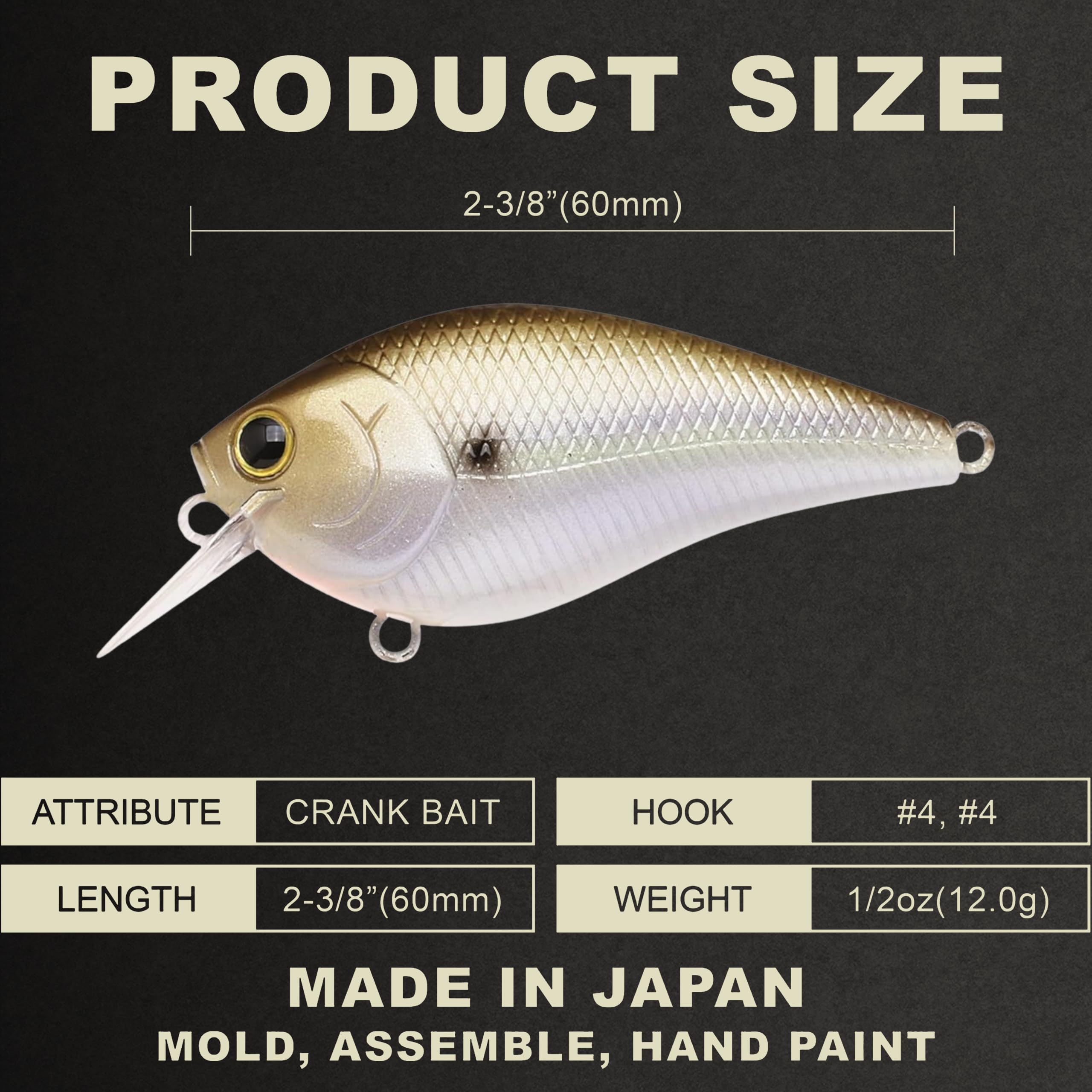 Lucky Craft LC-1.5 squarebill profile enables precise shallow-water control.
