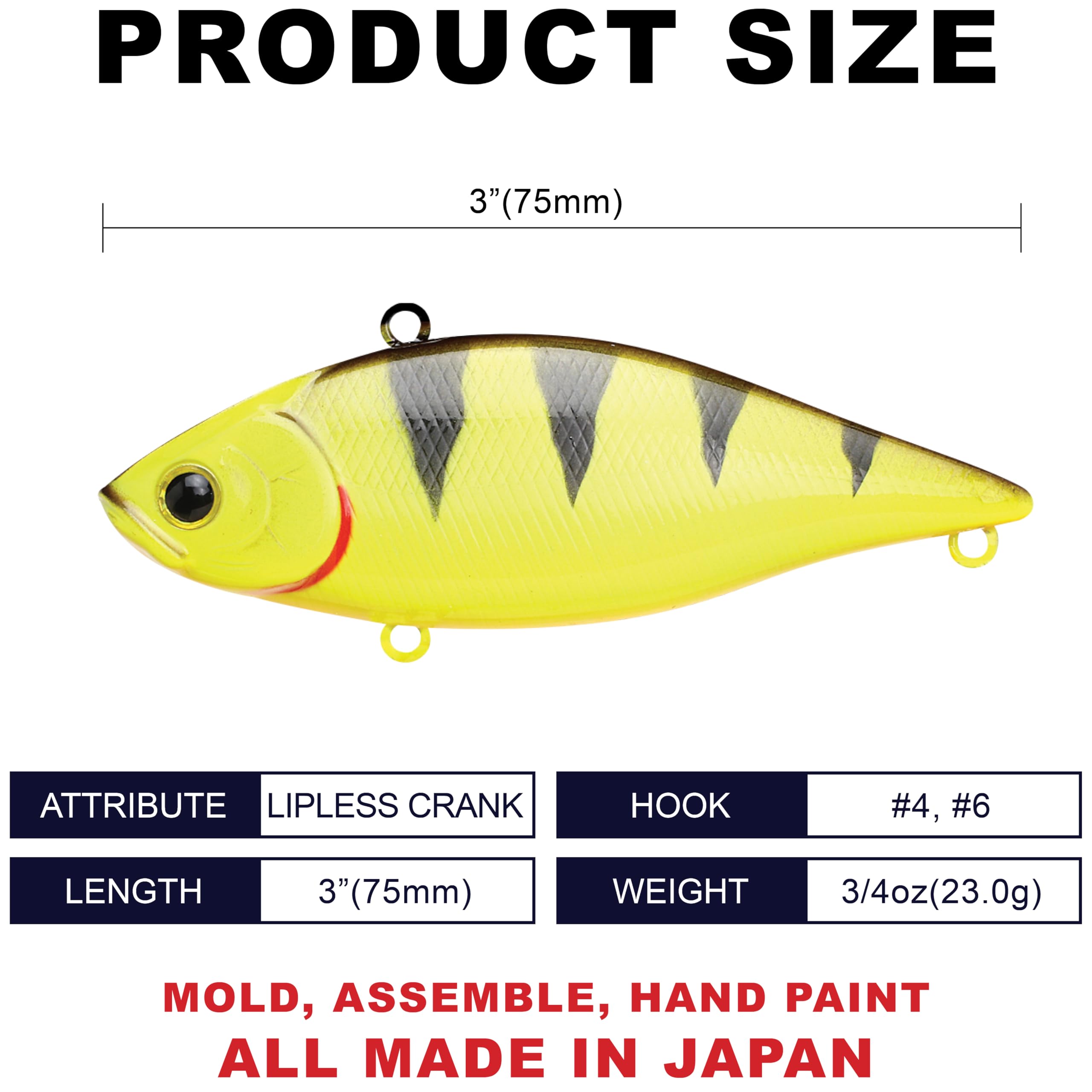Lucky Craft LV500 Max side swim action showing tight wobble for lifelike movement.