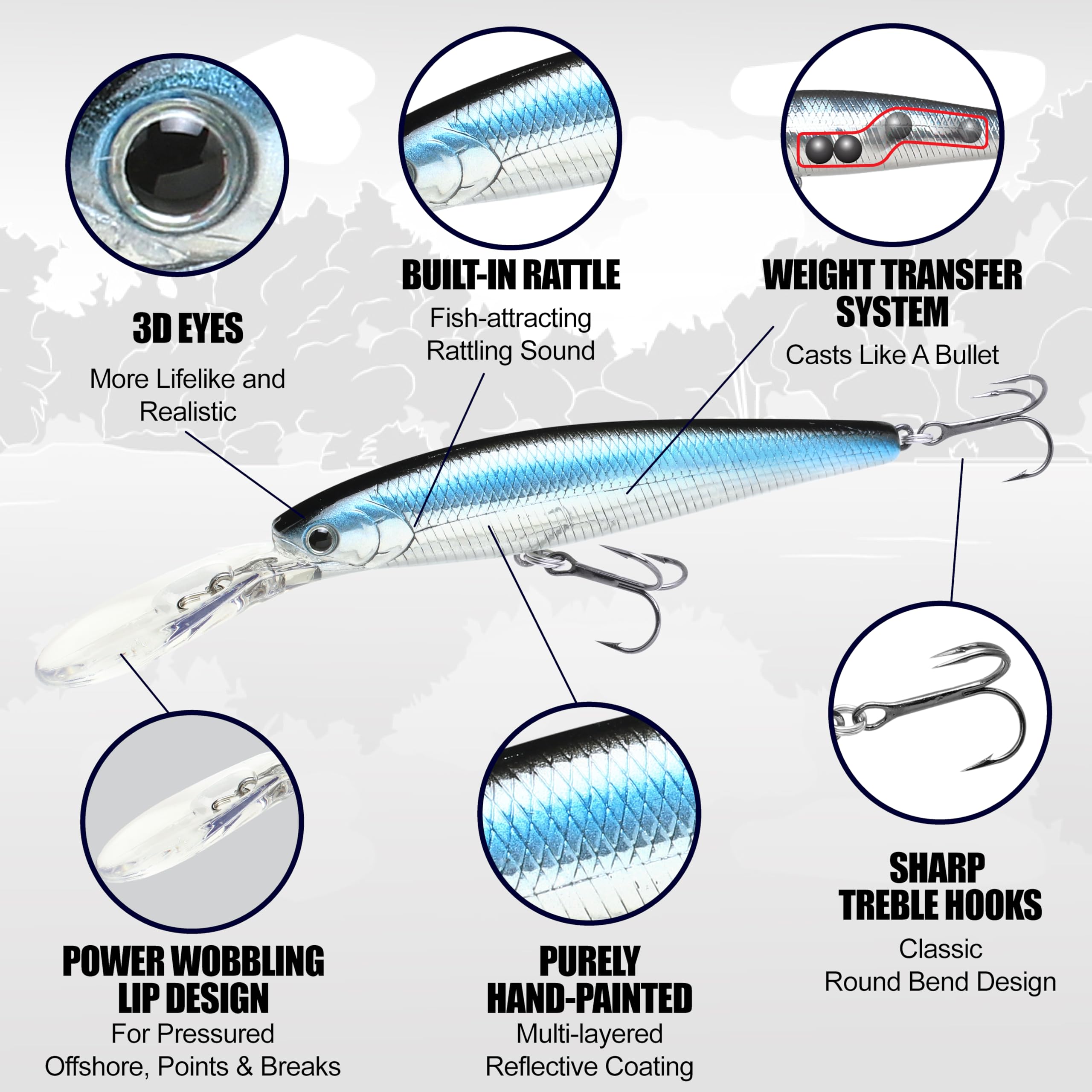 LUCKY CRAFT Staysee 90SP V2 cold water performance for mid-depth bass.