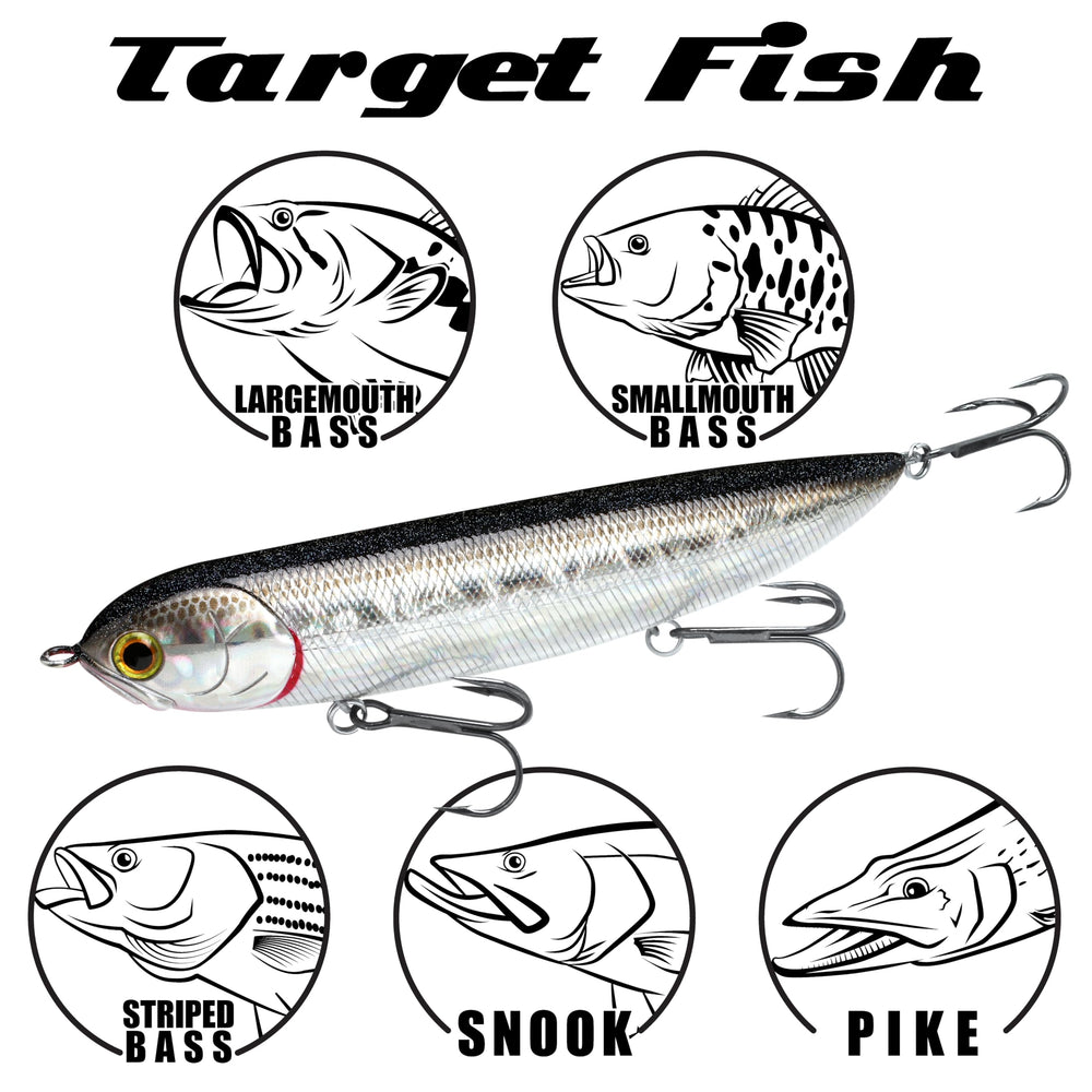 LUCKY CRAFT Super Sammy 132 triple hook design increases strikes