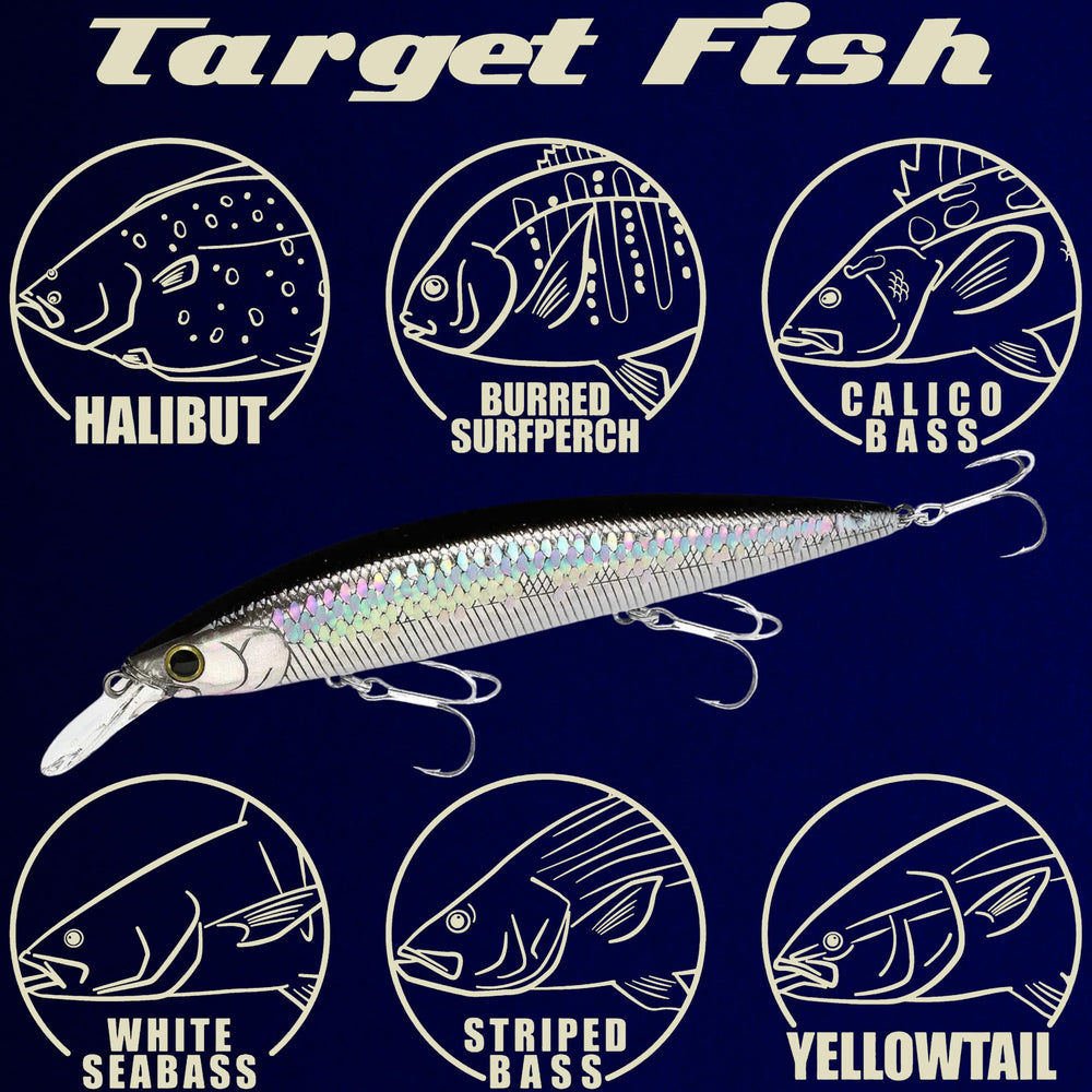 Inshore saltwater fishing with Surf Pointer 115MR 765MS for halibut and sea bass