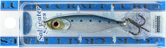 In-water action shot of Lucky Craft Wander Saury Jig 65 displaying wandering motion