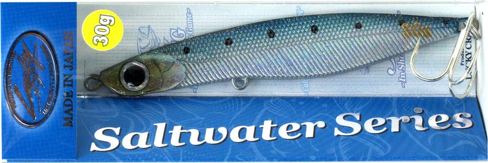 LUCKY CRAFT SW Wander Spanish Mackerel Jig 95 hand-painted multi-layer finish for visibility.