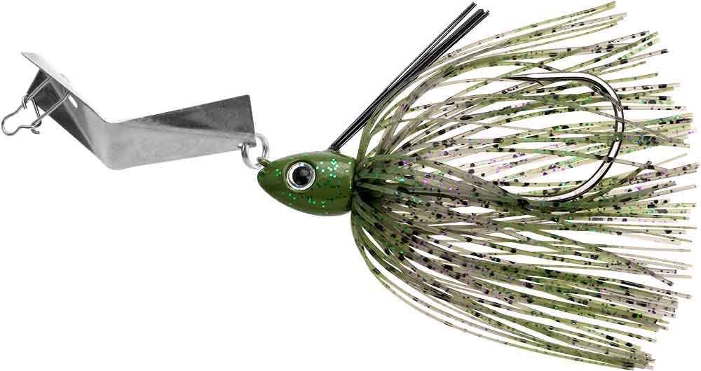 LUCKY CRAFT Teckel Bladewaker top buzzbait action for surface strikes