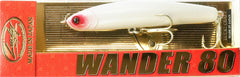 Close up of hand painted multi layer reflective finish on Wander 80 lure