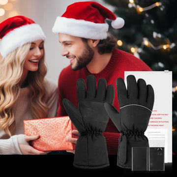 LuckyDayCLO heated gloves interior warmth and comfortable fit.