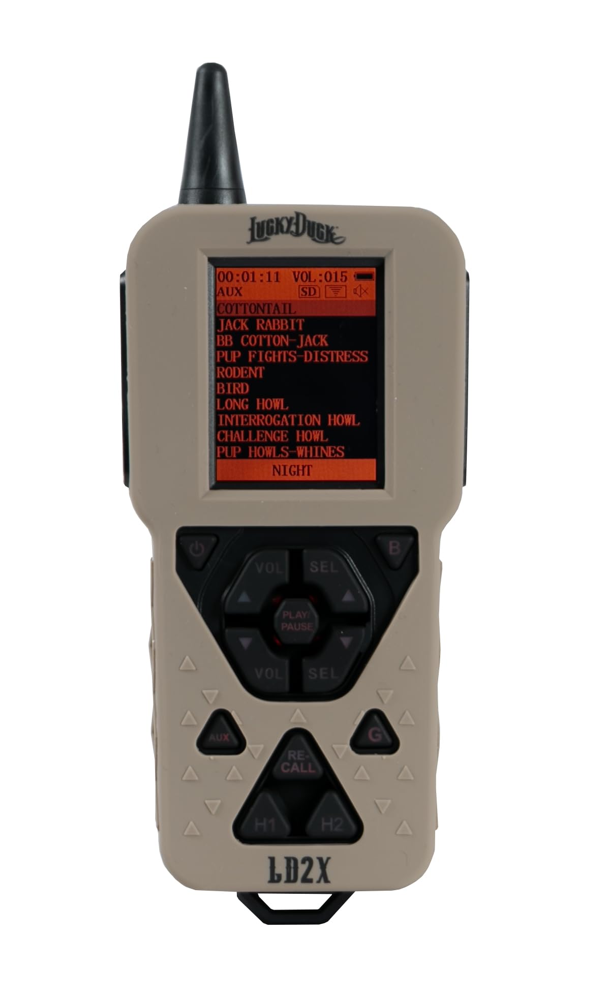 Built-in tweeter on Roughneck 2.0 for clearer high-frequency calls