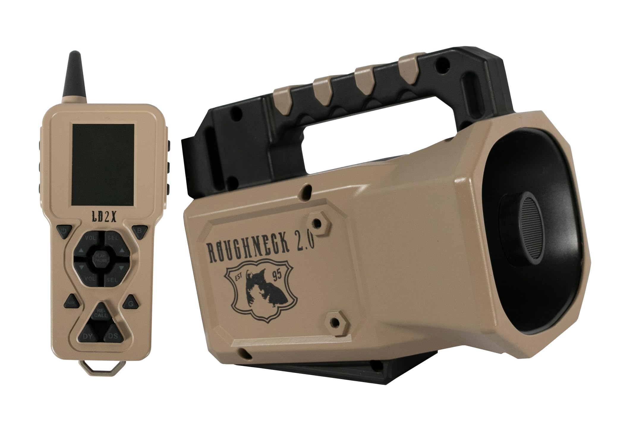 Lucky Duck Roughneck 2.0 remote with backlit controls for easy night use