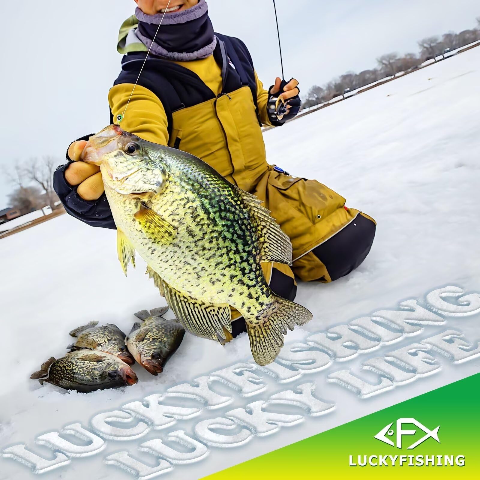 LuckyFishing 10 color options help adapt to water clarity and light conditions.