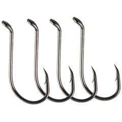 Luengo up-eye forged shank on octopus hook for strong grip