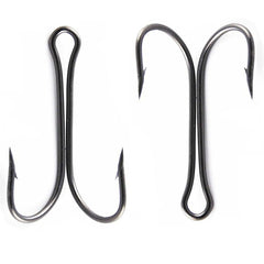 Luengo double hook open shank 4#: precise point for secure hooksets in freshwater and saltwater.