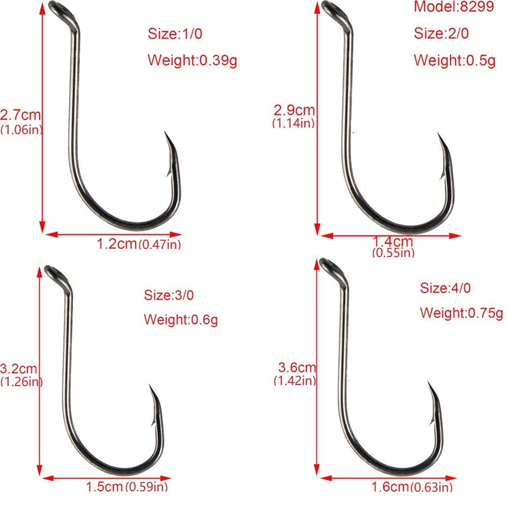 Luengo Octopus Hook Black Chrome Finish hides the hook for stealth fishing