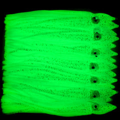 Luengo octopus skirt 18cm with swimming action to attract big offshore fish.