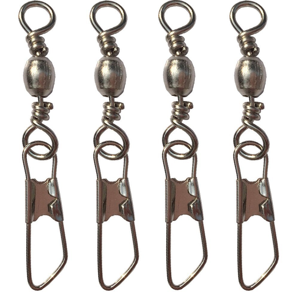 Luengo size-2 solid swivel snaps close-up for strong connections.