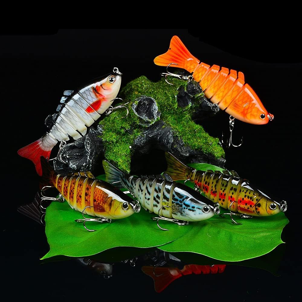 Luglieo Bionic Swimming Bait 3D render illustrating durable steel body