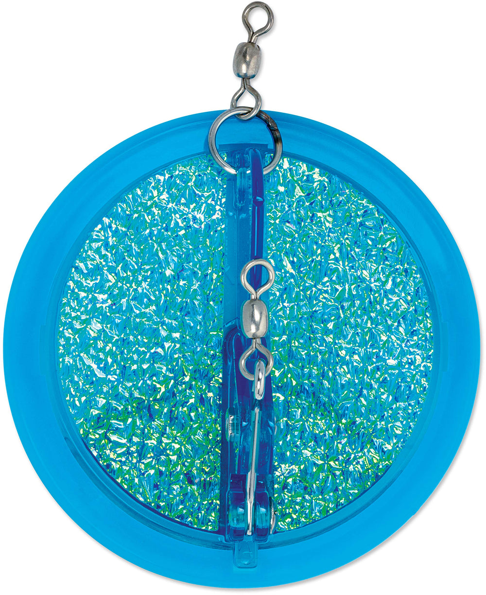 Luhr Jensen 3 Dipsy Diver Magnum Fish Candy Blue UV for wide lure spreads on trolling trips.