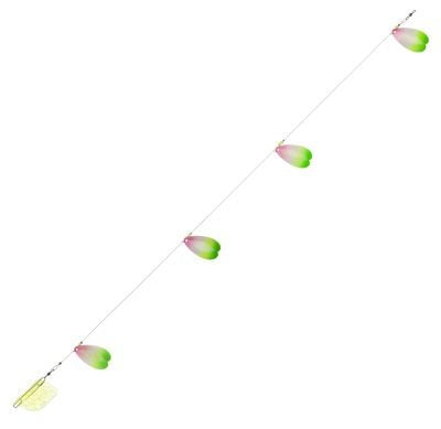 Luhr Jensen 4 Bolo Flex-i-Troll nickel with red center improves visibility during trolling