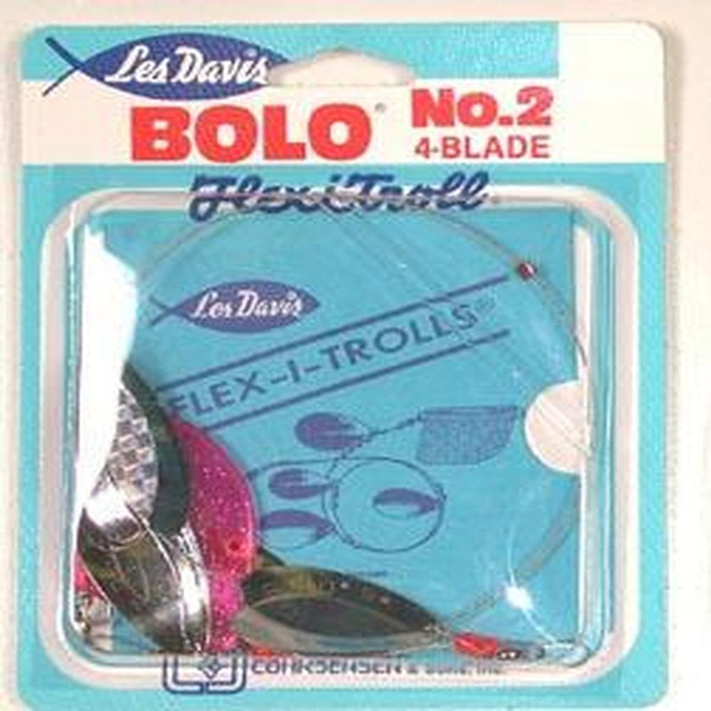 Luhr Jensen Bolo Flex-i-Troll with Prism-Lite flash for bright lure vibration