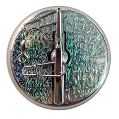 Luhr-Jensen Dipsy Diver 2-1-4in Silver Bottom Crush helps maintain steady trolling depth.