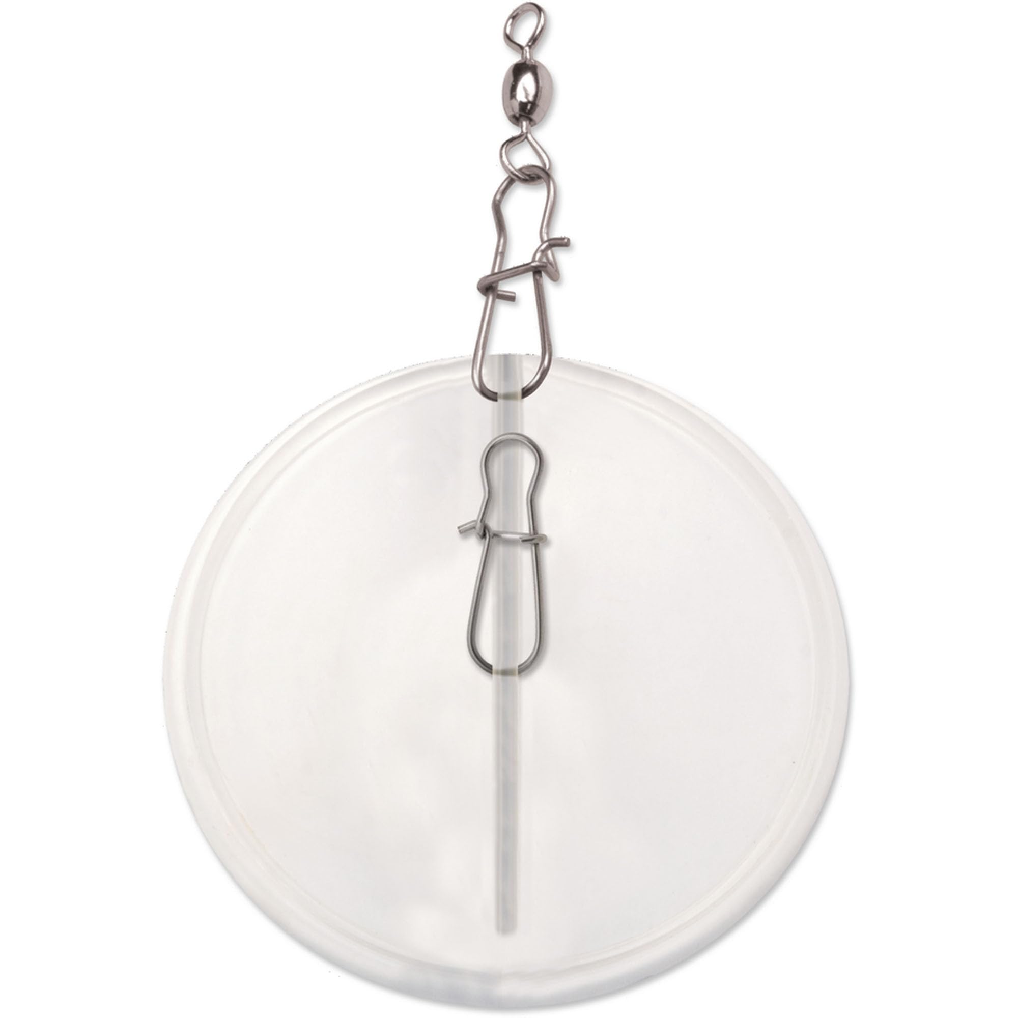 Luhr Jensen Dipsy Diver 3/0 front view showing directional design for wider lure spread.