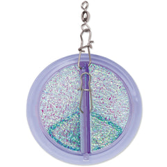 Luhr-Jensen Dipsy Diver Purple UV angled shot enabling wider lure spread while trolling.