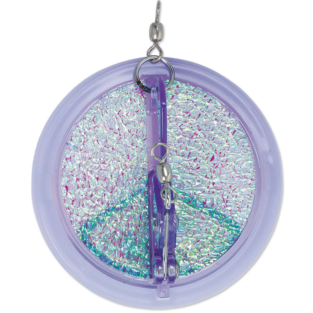 Luhr-Jensen Dipsy Diver Purple UV side view ideal for fishing multiple lures from one boat.
