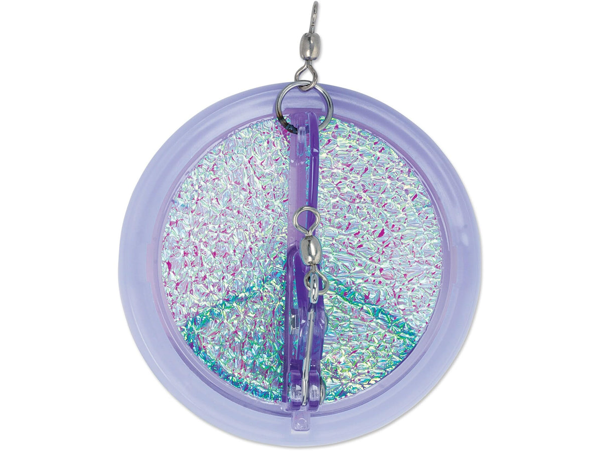 Luhr Jensen Dipsy Diver Magnum with Purple UV for wide lure spreads in deep water