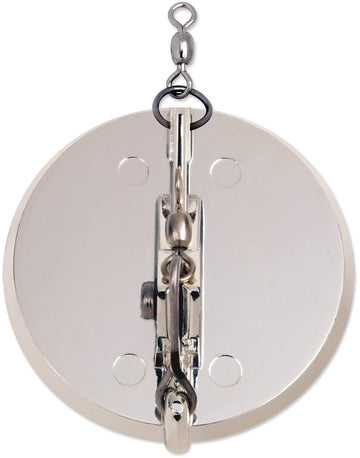 Luhr Jensen Dipsy Diver silver shows directional tracking for versatile trolling